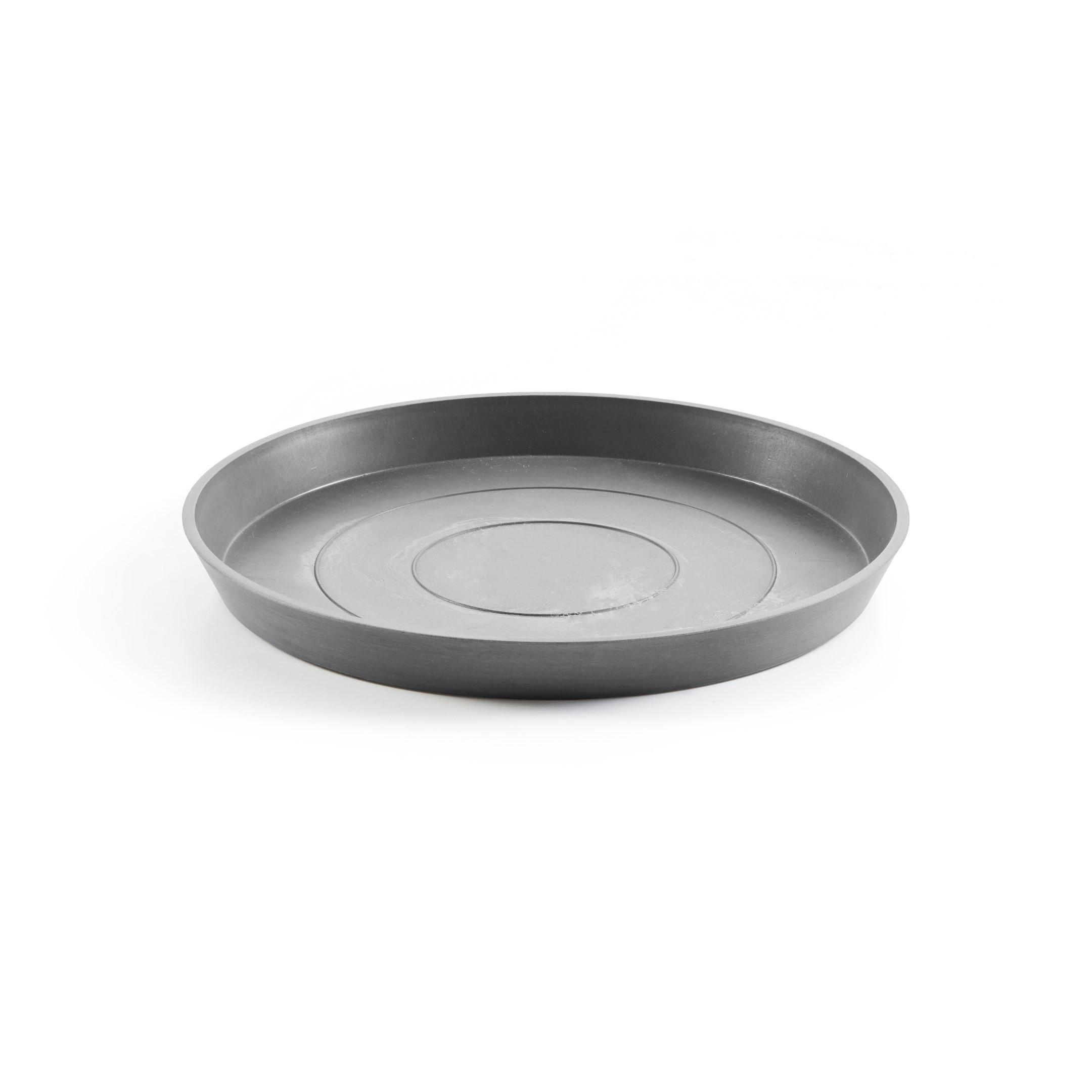 BLUMENTOPFUNTERSETZER rund 44,5/44,5/3,5 cm Grau - Grau, Kunststoff (44.5/3.5cm) - Ecopots