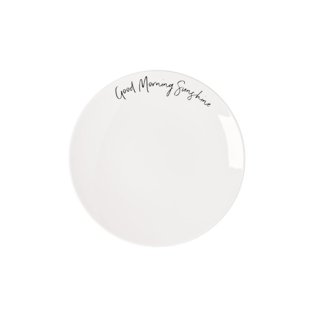 FRÜHSTÜCKSTELLER SUNSHINE Statement weiß ø 21,2 cm - Weiß, Keramik (21.2cm) - Villeroy & Boch
