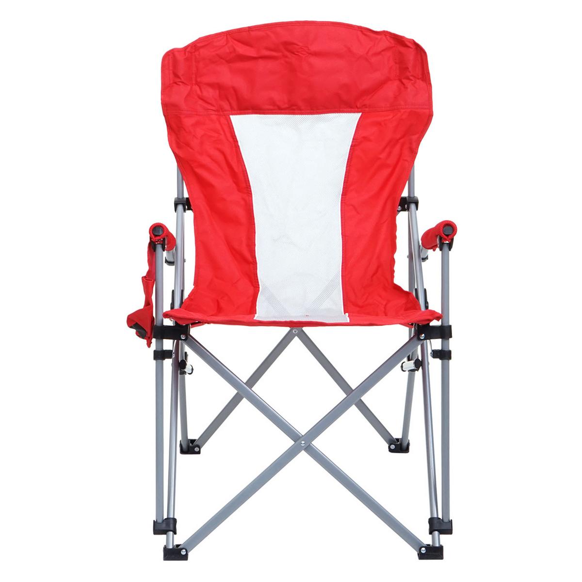 CAMPINGSTUHL Rot - Rot, Textil (57/100/66cm) - MCW