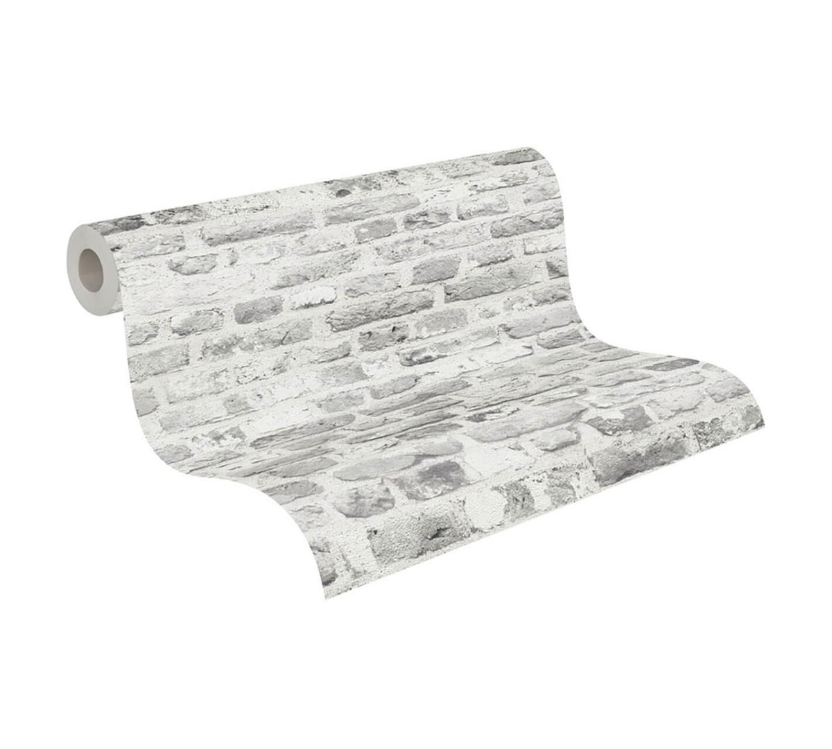 VLIESTAPETE Grau 53/1005 cm - Grau, Textil (53/1cm) - KUNSTLOFT