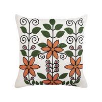 DEKOKISSEN Bunt 50/50 cm Vellore - Multicolor, Naturmaterialien/Textil (50/50cm) - Beliani