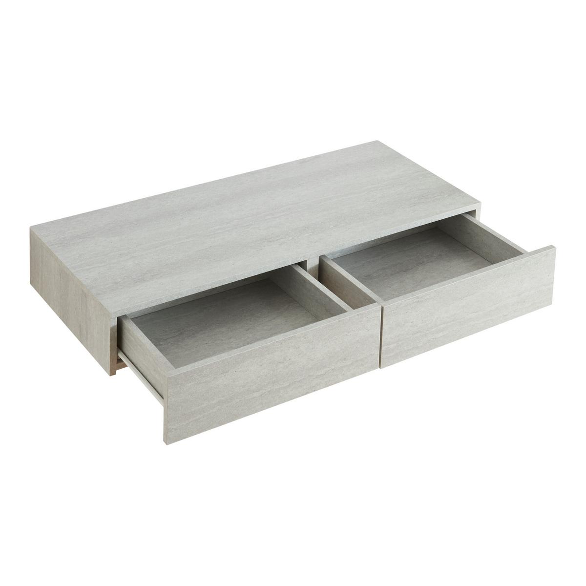 WANDREGAL Karstula - Grau, Holzwerkstoff (80/12/35cm) - [en.casa]