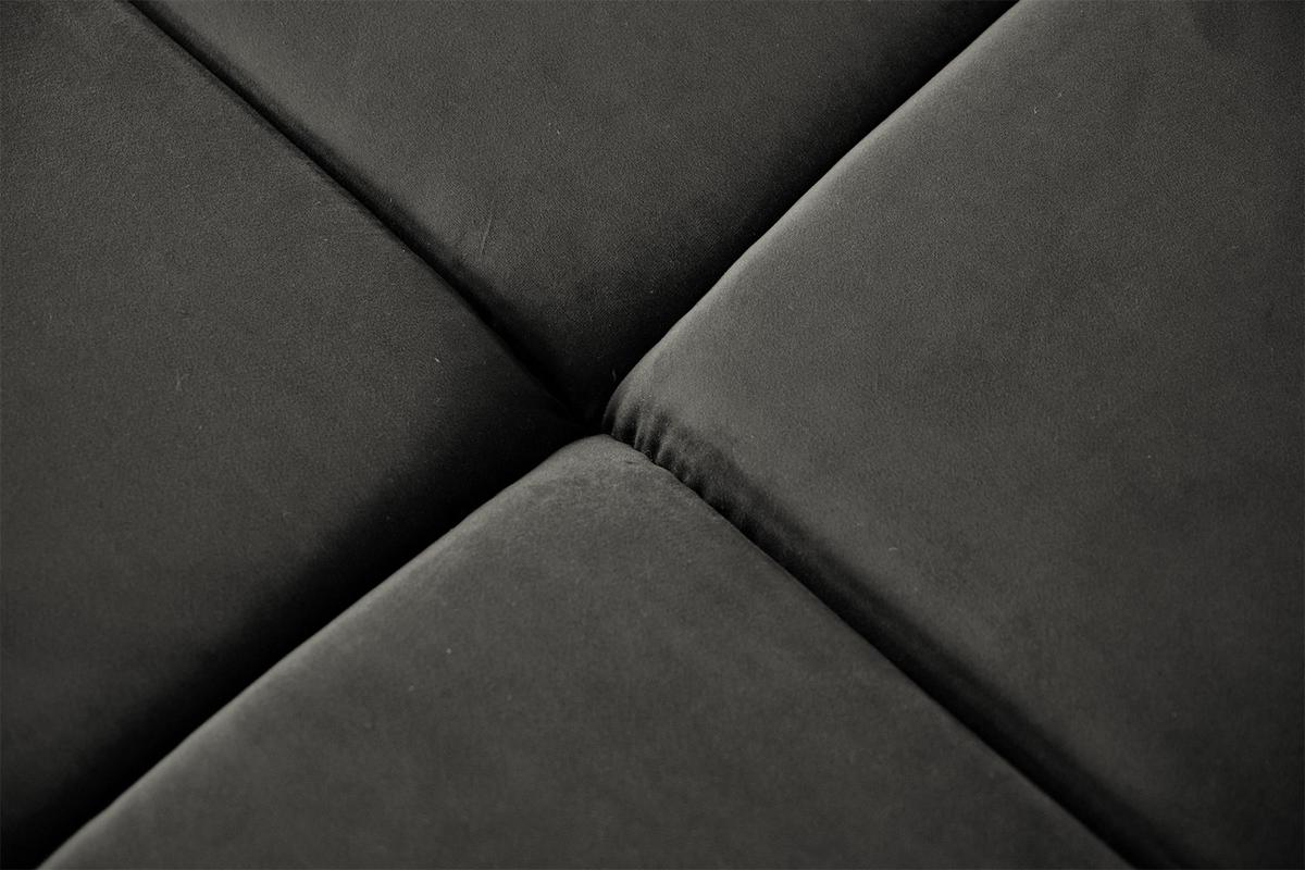 ECKSOFA MIT MOTORISCHEM SITZVORZUG NEVADA Grau Velvet Relaxfunktion - Schwarz/Grau, Textil (319/215cm) - KAWOLA