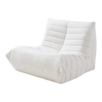 BODENSESSEL Kodsø - Beige, Textil (90/75/100cm) - [en.casa]