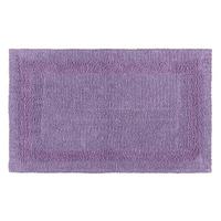 BADEMATTE 70/120 cm, 100% Baumwolle, wendbar - Flieder, Textil (70/120cm) - Homescapes