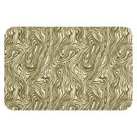 BADEMATTE Abstrakt - Marmor - Grün Rutschfest 60x40 cm - Dunkelgrün, Textil (60/40cm) - OnlyWow