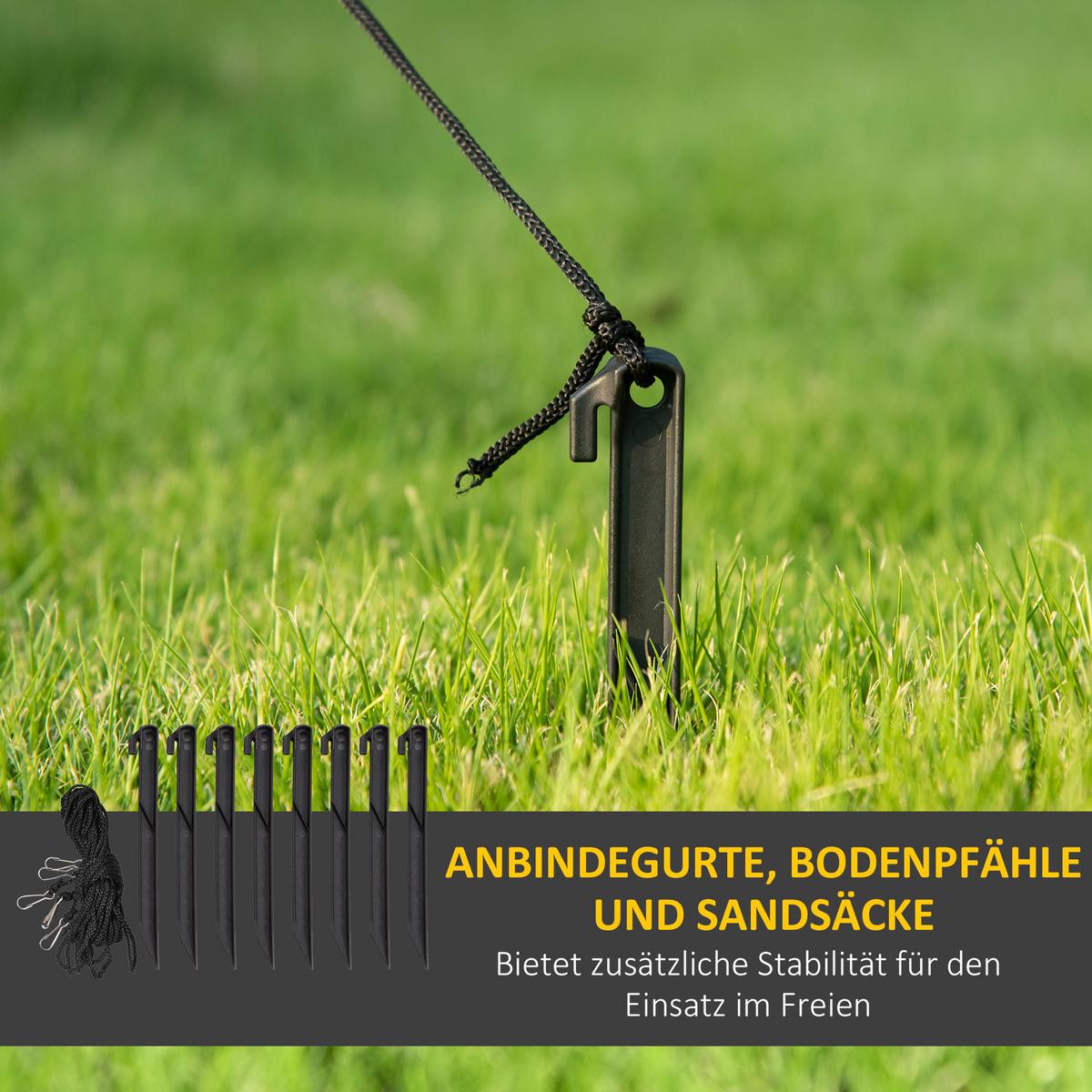 AUFBLASBAR Weihnachtsdeko, 1,7 m Weihnachtsmann mit LED-Beleuchtung, Gartendeko - Rot, Kunststoff (95/170/180cm) - Outsunny