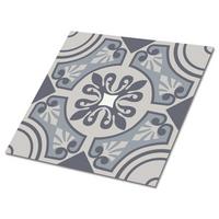 FLIESENAUFKLEBER 9 Stück 30x30 cm selbstklebend Östliche Klimazonen - Grau, Textil (30/1.6/30cm) - TULUP