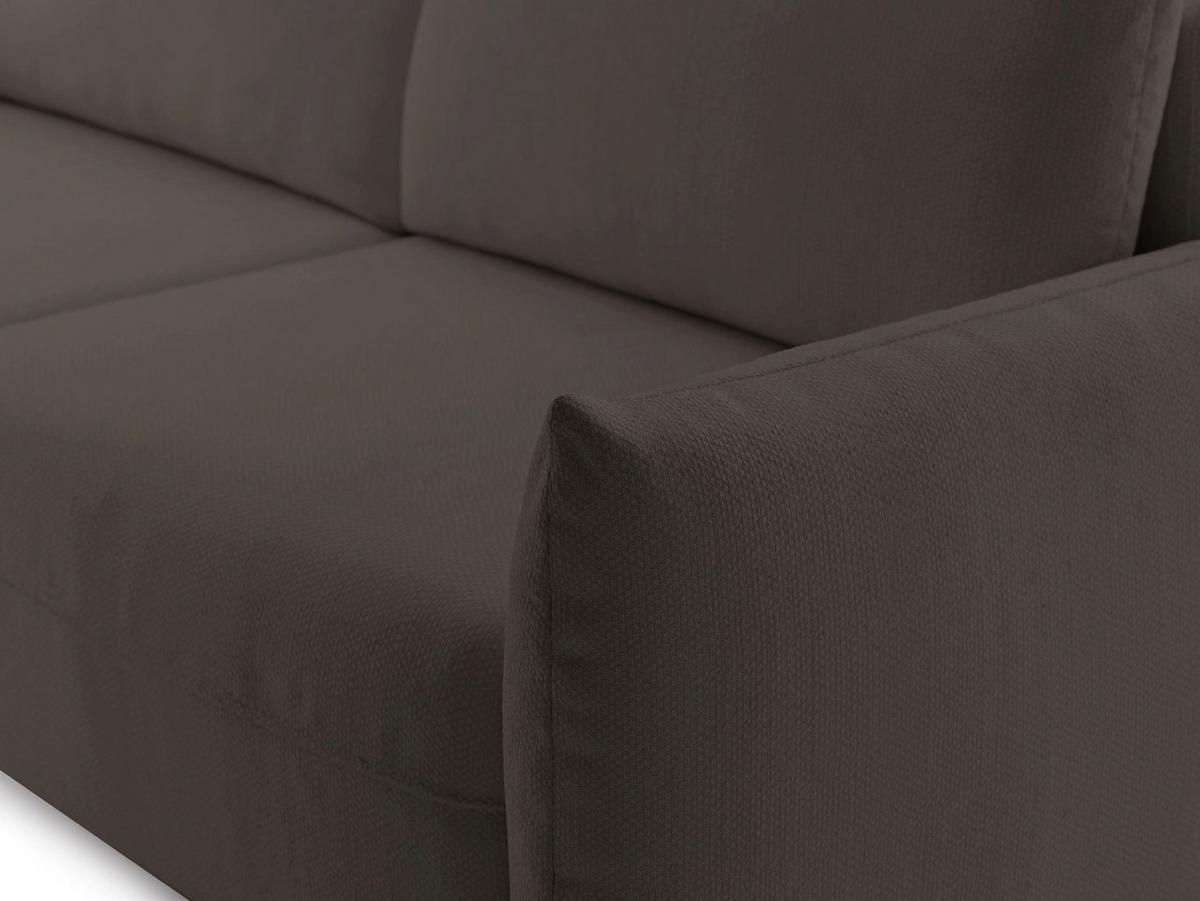 SCHLAFSOFA Theolla Braun - Schwarz/Braun, Textil/Metall (248/97/111cm) - Selsey