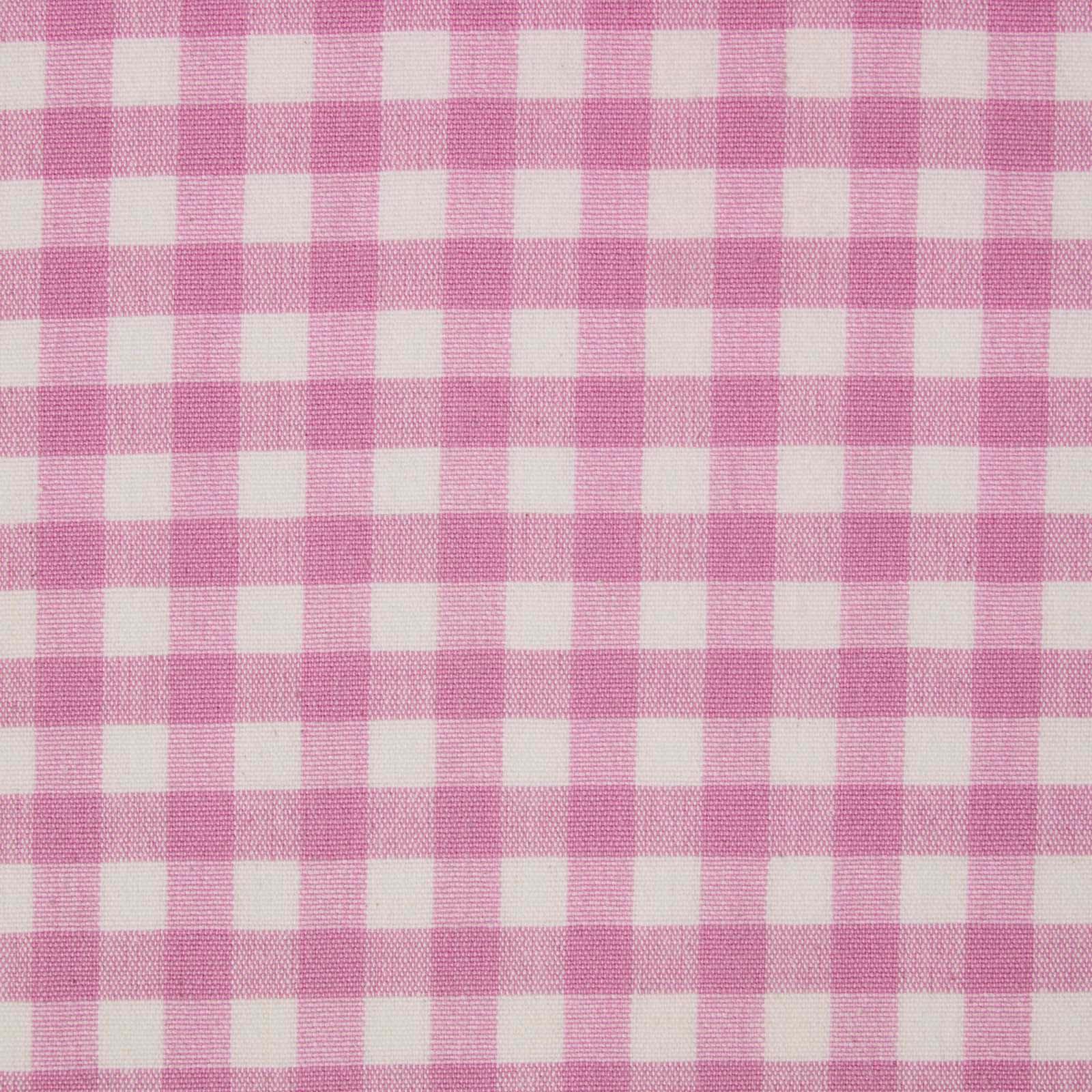 BAUMWOLLSTOFF Meterware Vichy-Karo rosa-weiß, 150 cm - Rosa, Textil (150/100cm) - Homescapes
