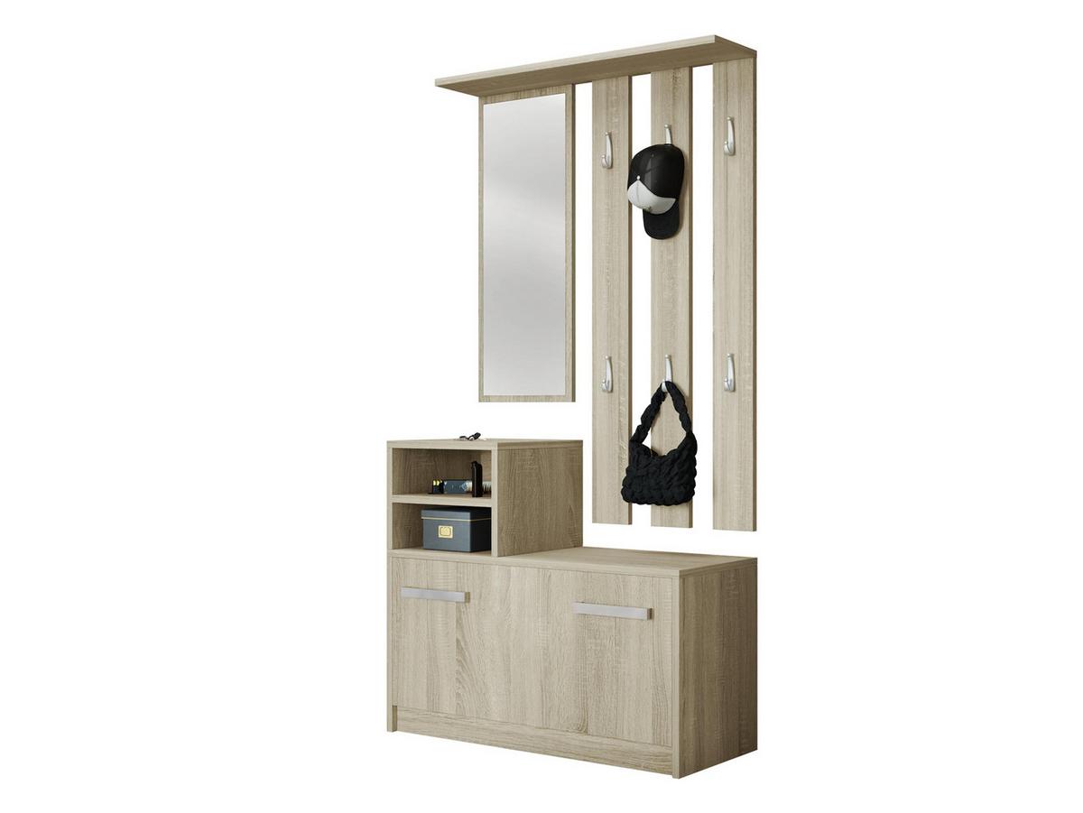 GARDEROBE Kolom - Sonoma Eiche, Holzwerkstoff (85/180/24cm) - MIRJAN24