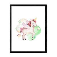 POSTER Kids – Unicorn A3 Rahmenlos - Klar, Papier (29.7/5/42cm) - Nacnic