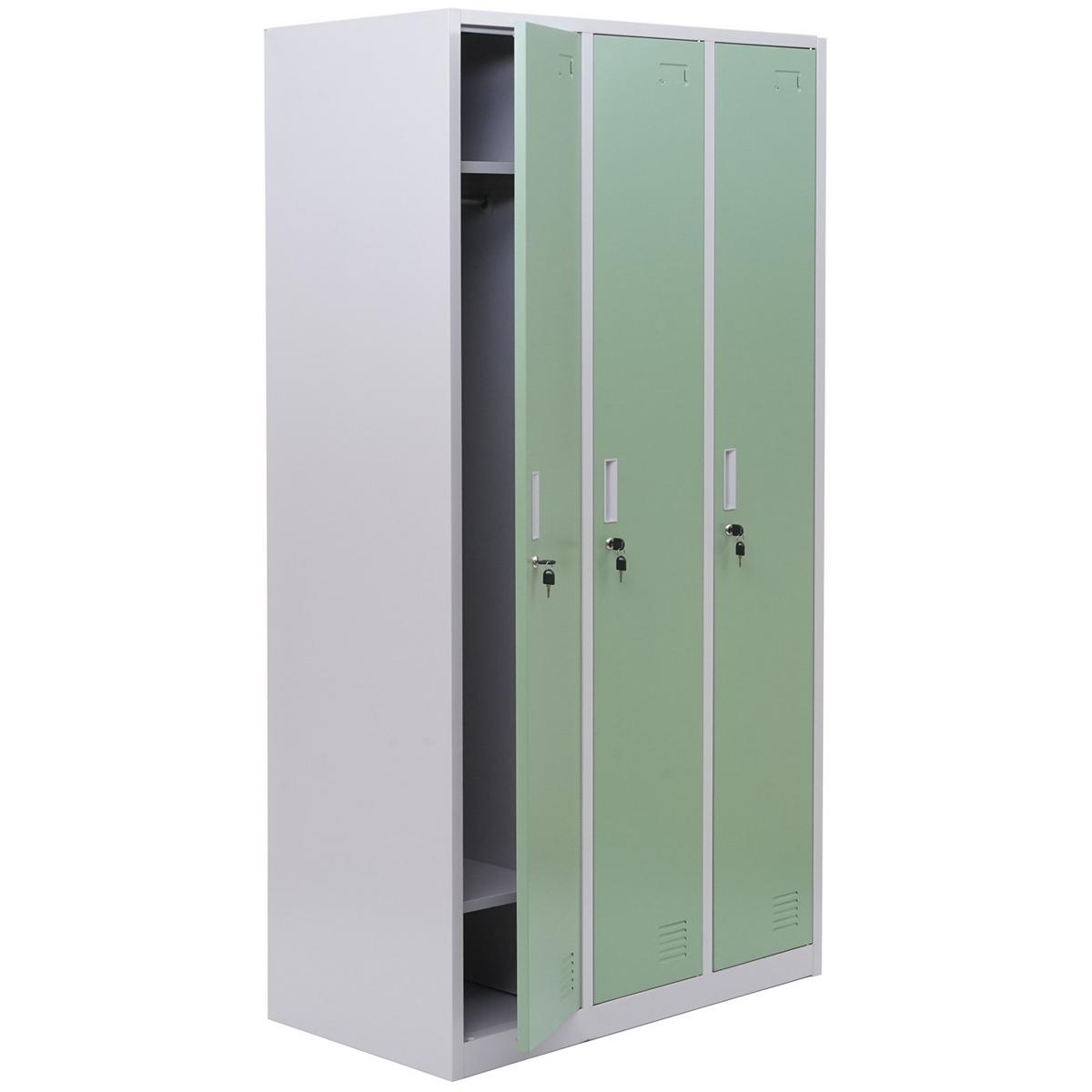SCHLIESSFACH Green - Grün, Metall (90/180/50cm) - MCW