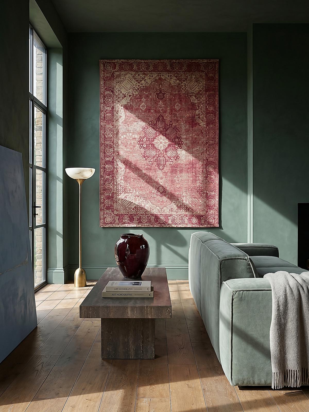TEPPICH COQUET, im Vintage-Stil, Rosa, 155 x 230 cm - Rosa, Textil (230/155cm) - KADIMA DESIGN