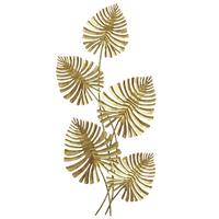 WANDDEKO Metall Gold - Goldfarben, Metall (2.5/39/83cm) - HOMCOM