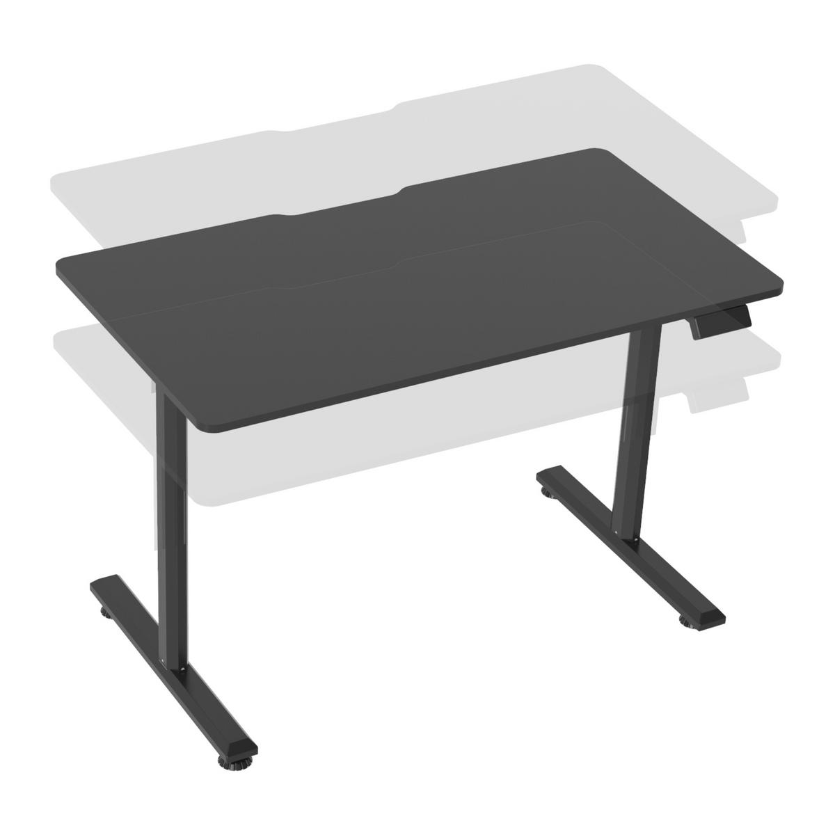 COMPUTERTISCH Hayward - Dunkelbraun/Weiß, Holzwerkstoff/Metall (60/140/117cm) - pro.tec