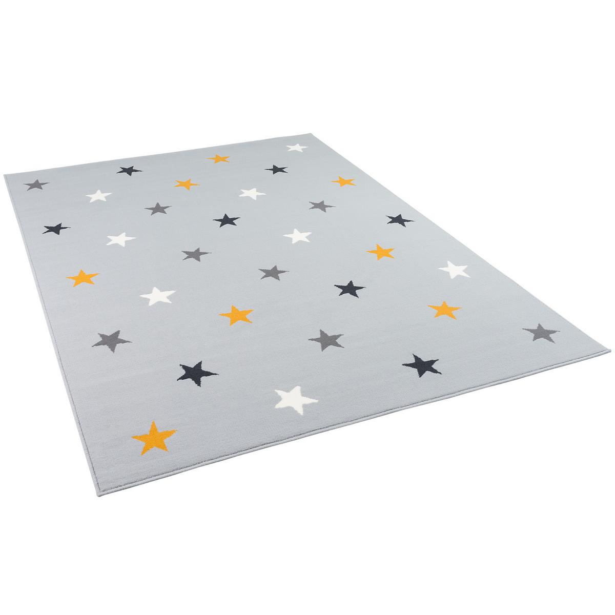 KINDER UND JUGEND TEPPICH TRENDLINE STERNE MIX - Grau, Textil (160/225cm) - Pergamon