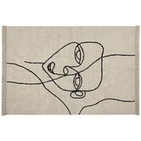 KURZFLOR-TEPPICH Nuru 230/160 cm - Beige, Textil (160/230cm) - Beliani