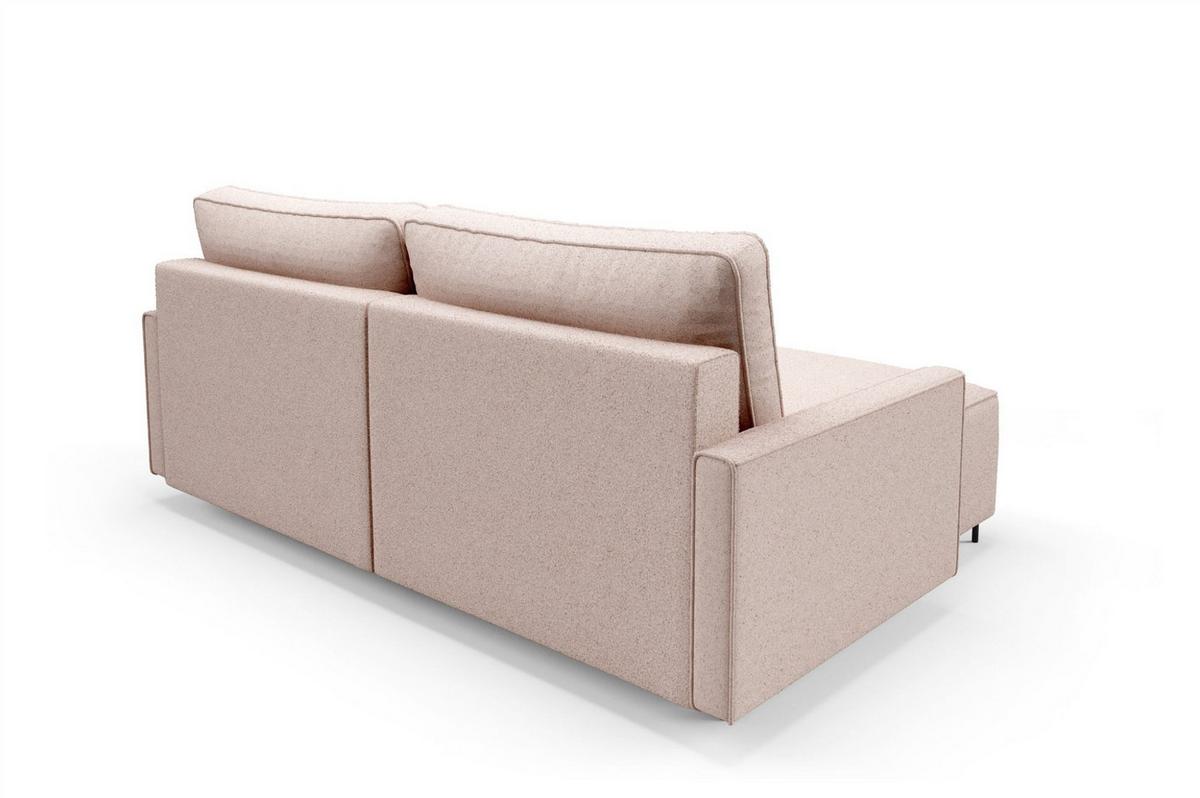ECKSOFA Braga Mit Schlaffunktion - Grün, Holzwerkstoff/Textil (229/148cm) - Fun Möbel