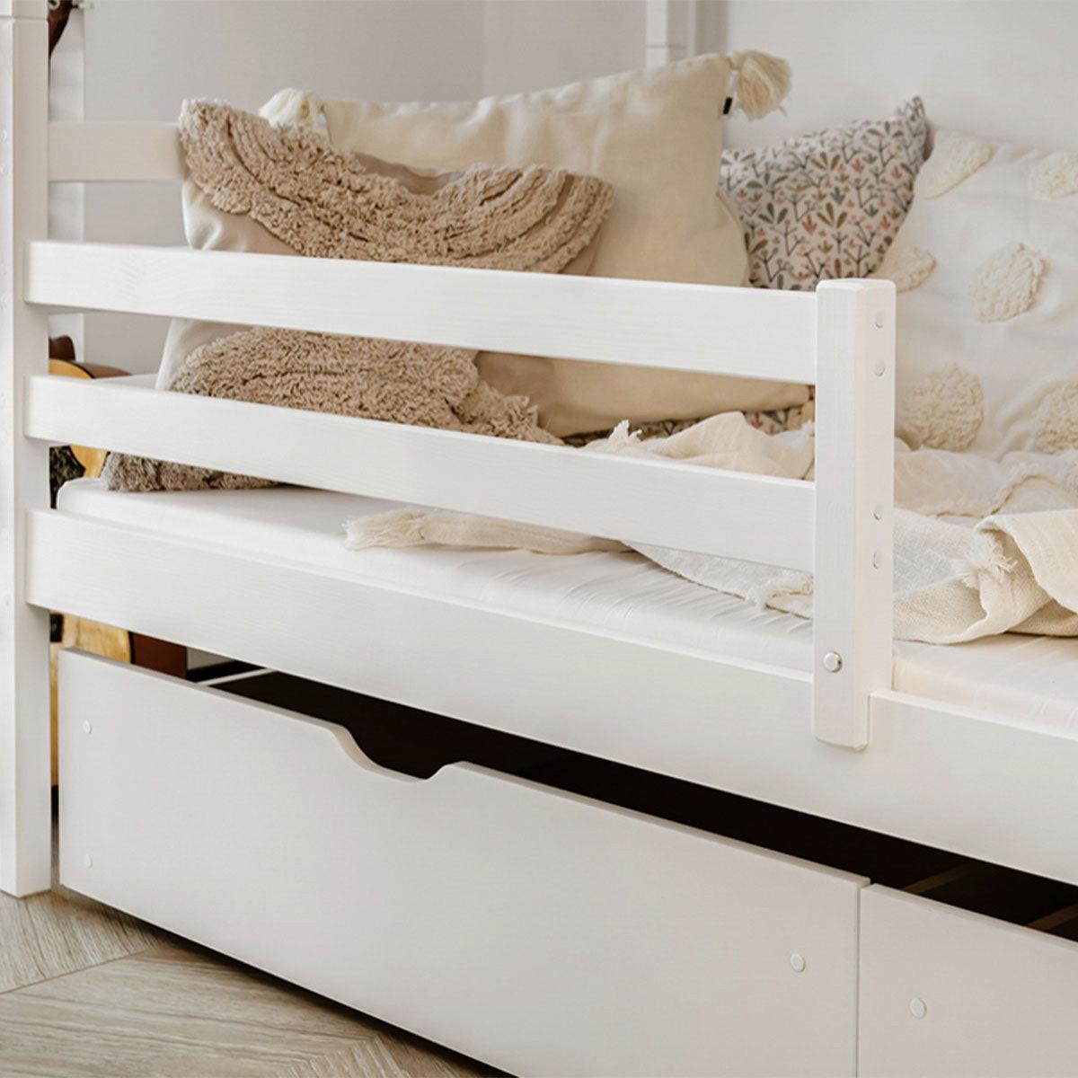 ETAGENBETT 90/200 Leo Weiß - Weiß, Holz (90/200cm) - Petits-meubles