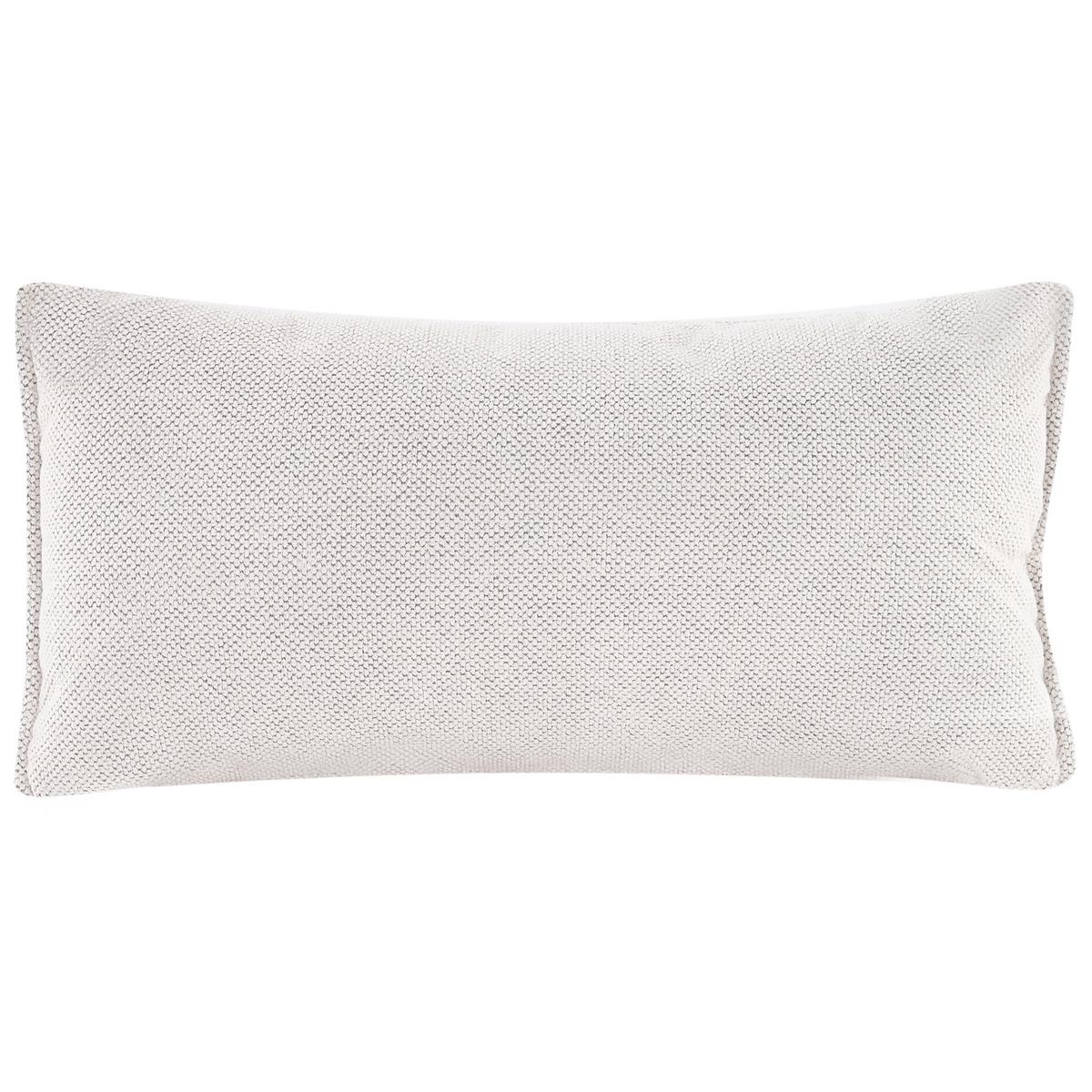 ECKSOFA 3-Sitzer Stoff Cremeweiß rechtsseitig Varde - Creme, Textil (245/162cm) - Beliani