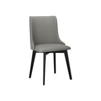 STUHL Monti 5, Holzfarbe: Schwarz - Schwarz/Grau, Holz (48/83/53cm) - MIRJAN24