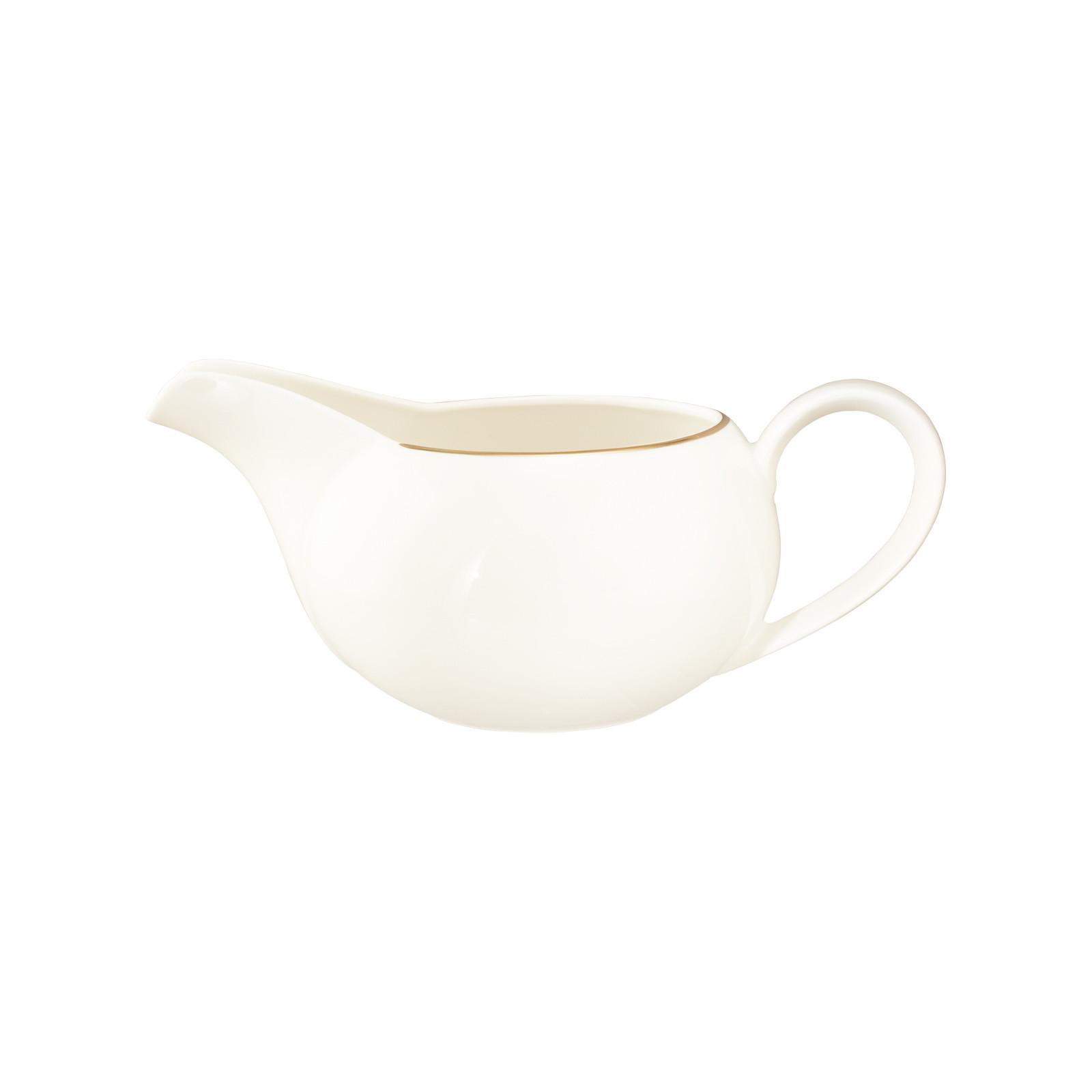 SAUCIERE Savona Goldlinie creme 600 ml - Creme, Keramik (21.2/12.5/9cm) - Seltmann Weiden