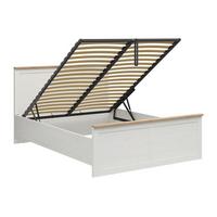 BOXBETT 160/200 Aksel Weiß - Weiß, Holzwerkstoff (160/200cm) - Petits-meubles