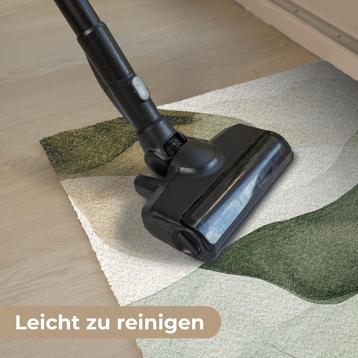 FUSSMATTE Japandi - Abstrakt - Grün Schmutzfangmatte 60x40 cm - Multicolor, Kunststoff (60/0.4cm) - MuchoWow