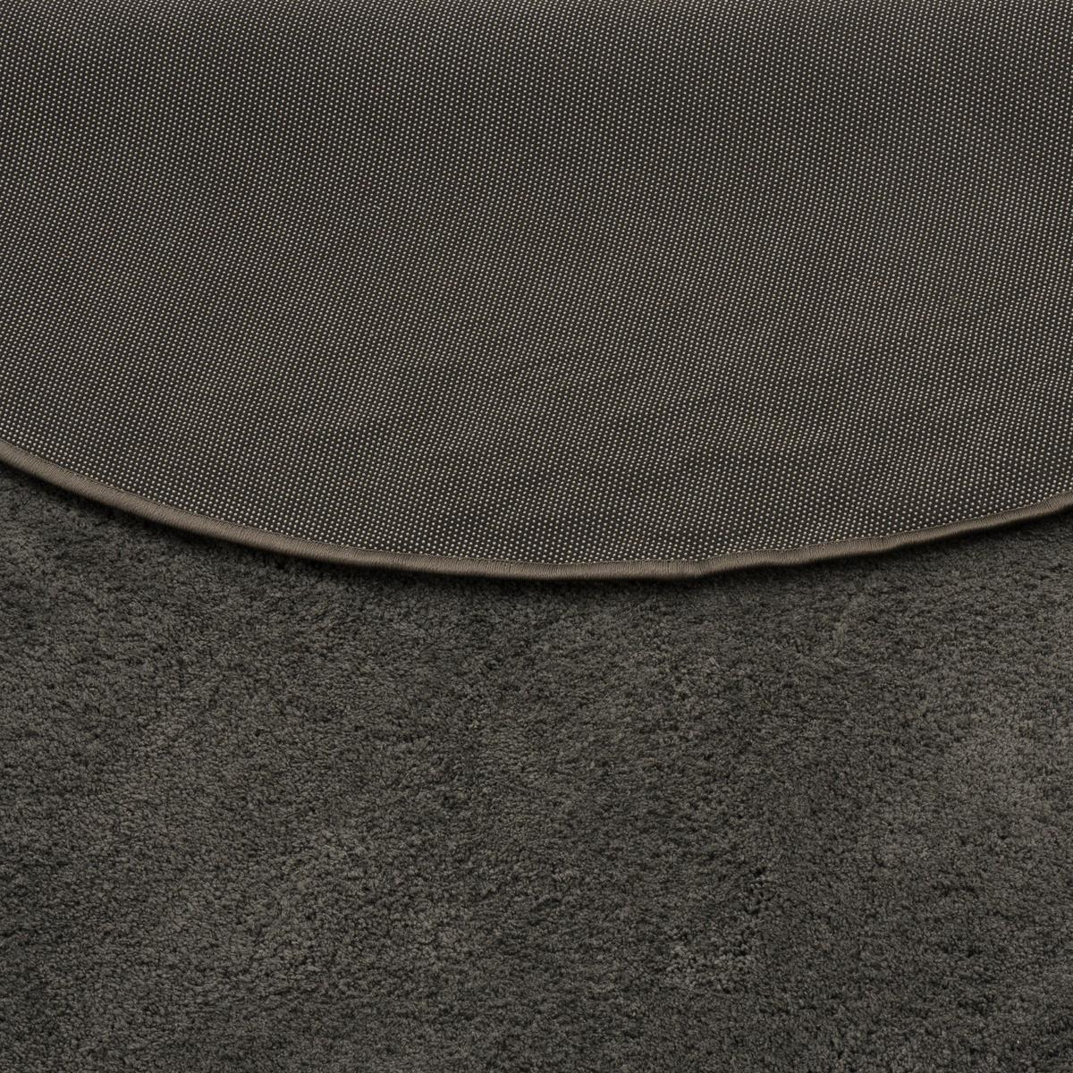 HOCHFLOR SUPER SOFT TEPPICH SILKY RUND - Anthrazit, Textil (120/120cm) - Pergamon