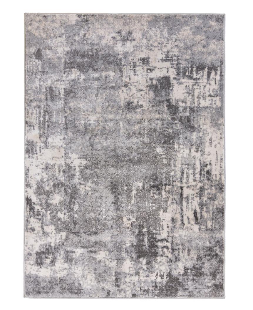 TEPPICH DEE, abstrakt, Grau, 80 x 150 cm - Grau, Textil (150/80cm) - KADIMA DESIGN