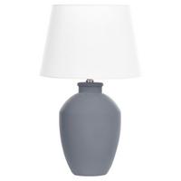 TISCHLAMPE Arcos 33/33/55 cm - Grau, Keramik (33/33/55cm) - Beliani