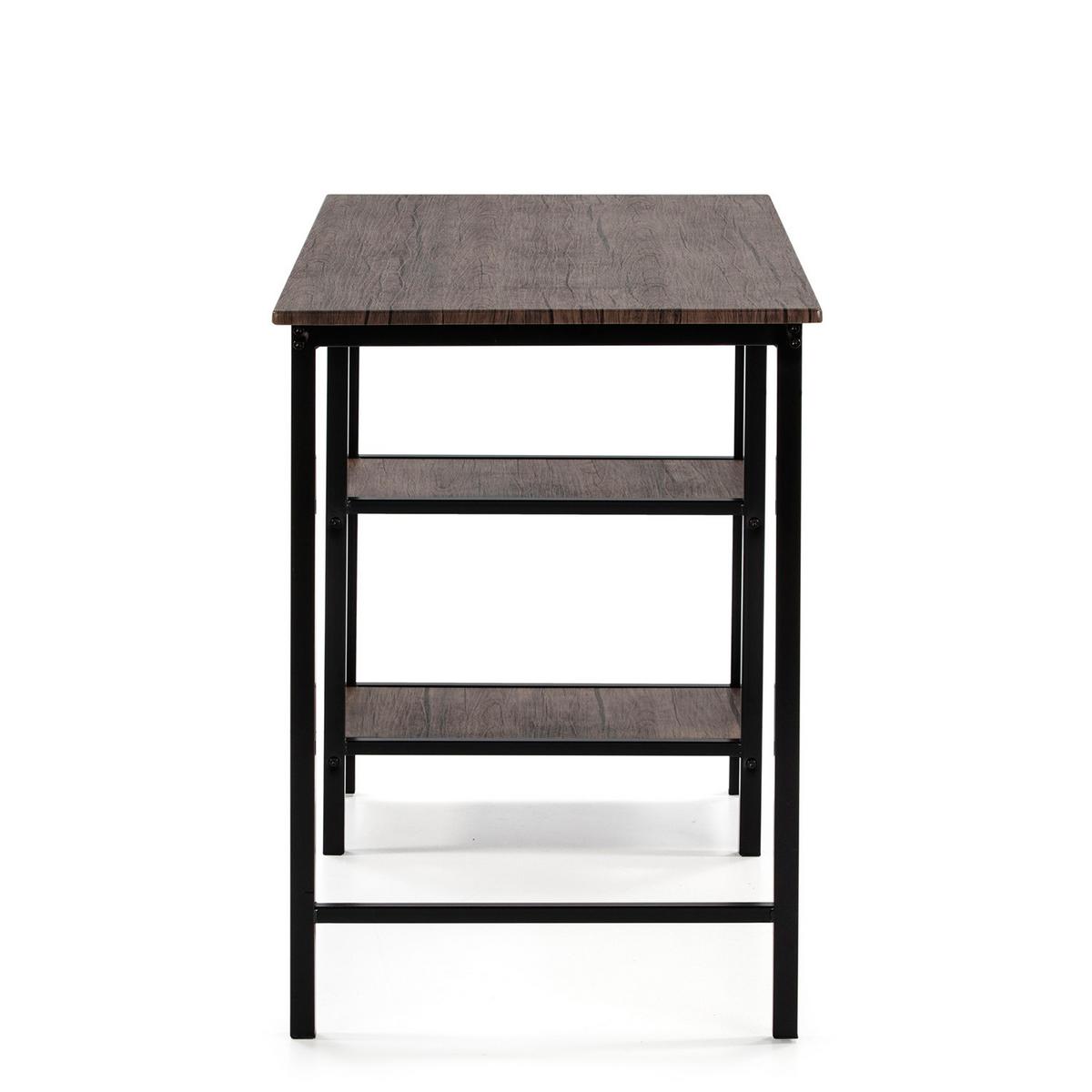 SCHREIBTISCH 110/55/76 Colon Schwarz - Schwarz, Holzwerkstoff (55/110/76cm) - VS Venta-stock