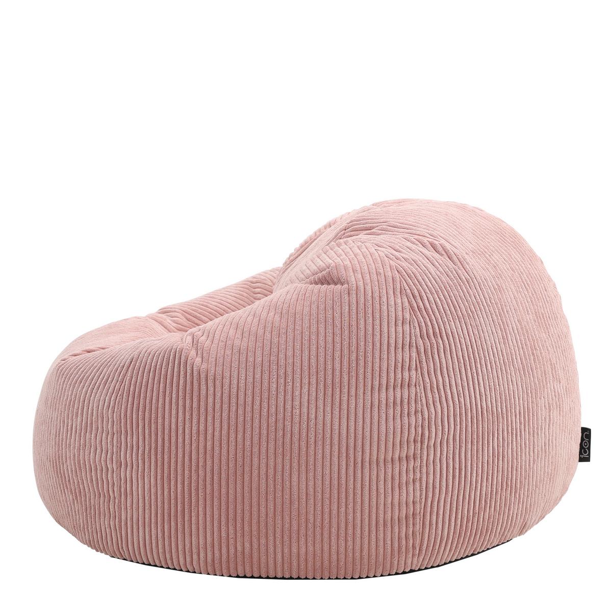 SITZSACK Klassisch Sessel aus Cord 2-tlg. - Pink, Textil (85/50/85cm) - icon