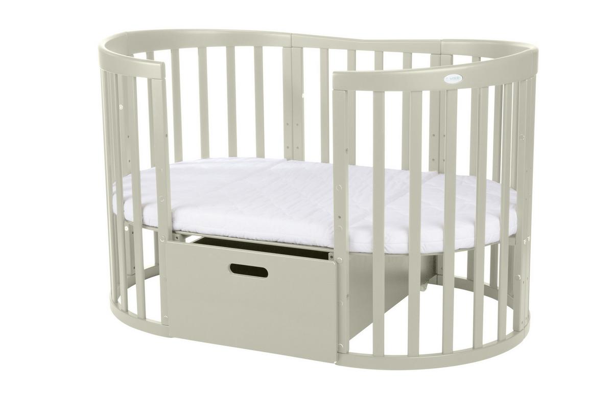 SCHUBLADE für Babybett 7in1, KEIN BETT - Olivgrün, Holz - waldin