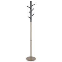KLEIDERSTÄNDER ENRICO champagne/schwarz - Champagner/Schwarz, Holz (28/171/28cm) - IDIMEX