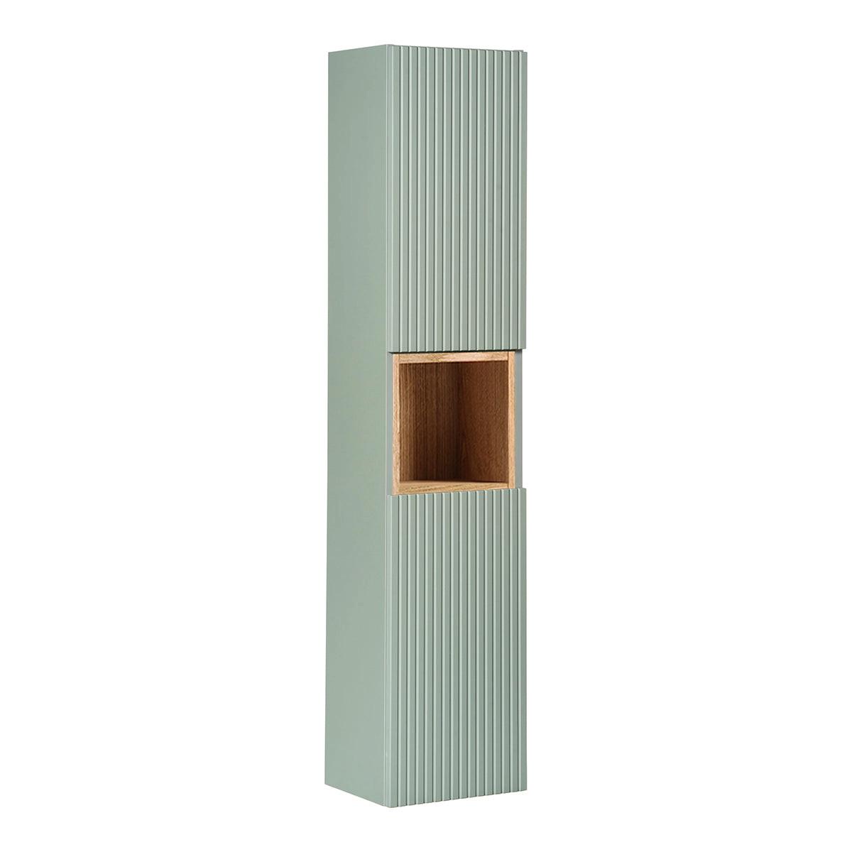 HÄNGESÄULE Jade Grün und Holz - Grün, Holzwerkstoff (30/140/25cm) - Petits-meubles
