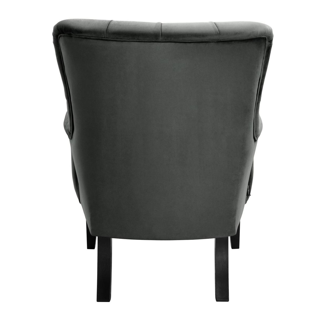 SESSEL Kayley Samtvelours graphit - Graphitfarben, Kunststoff (71/97/82cm) - 58aufmkessel