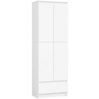 STANDREGAL Weiß 180/60/35 - Weiß, Holzwerkstoff (60/180/35cm) - RAUMHIRSCH FURNITURE