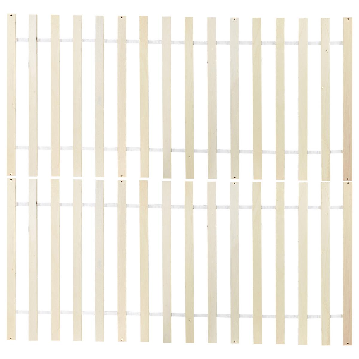 BETT mit Lattenrost 160x200 cm Heller Holzfarbton Royan - Hellbraun, Holz (160/200cm) - Beliani
