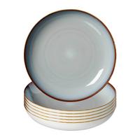 SUPPENTELLER Portofino grau ø 14,5 cm 6er Set - Grau, Keramik (23cm) - Ritzenhoff Breker