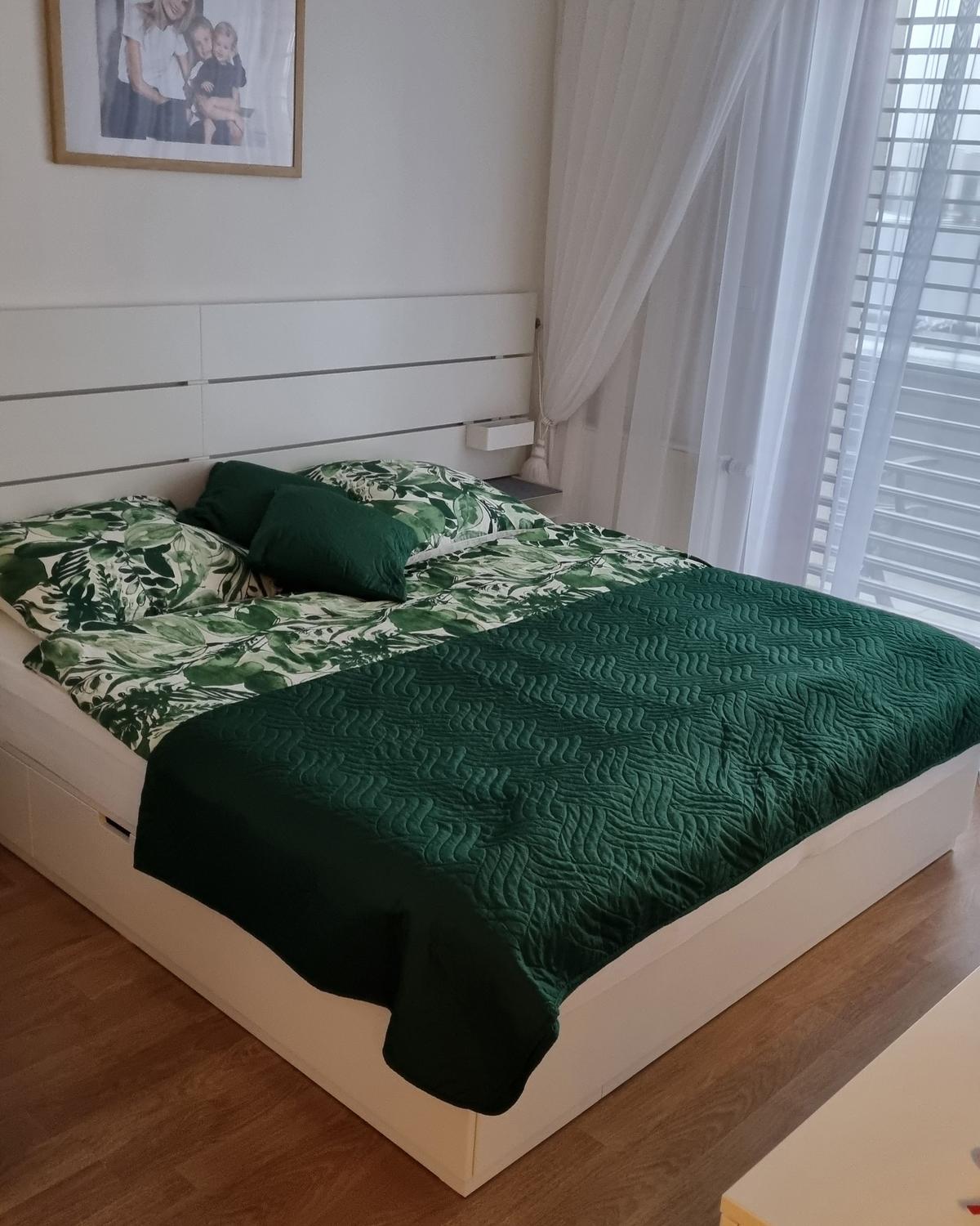 BETTWÄSCHE SET Greenwood 155x220 cm - Grün, Textil (155/220cm) - Beliani