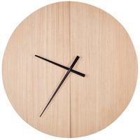 WANDUHR heller holzfarbton Cabic - Hellbraun, Holzwerkstoff (60/60/1cm) - Beliani
