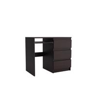 SCHREIBTISCH VALERIO 90x50x76 cm Bürotisch Computertisch, Wengefarben - Wengefarben, Holzwerkstoff (50/90/76cm) - MASSENO