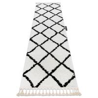 TEPPICH Berber 60/200 cm - Weiß, Textil (60/200cm) - rugsX