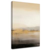 LEINWANDBILD Abstrakte Textur Loft Beige 60x90cm - Beige, Textil (60/90cm) - Feeby