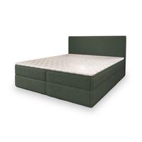 BOXBETT PELLIO 180x200 cm mit Matratze und Topper - Grün - Grün, Holz (180/200cm) - MASSENO