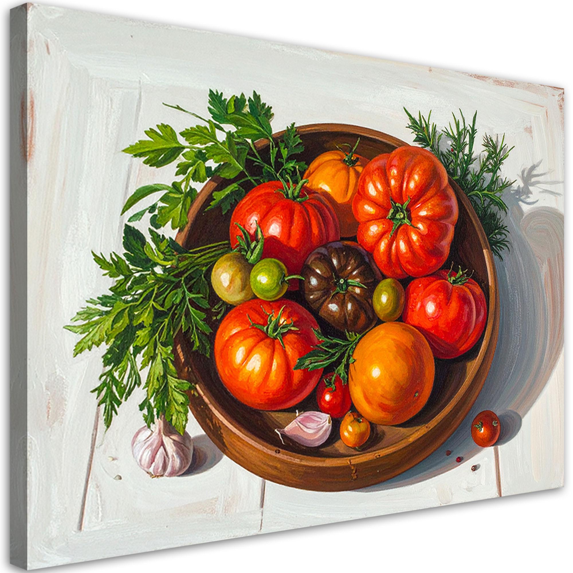 LEINWANDBILD Essen & Trinken 30x20cm - Multicolor, Textil (30/20cm) - Feeby