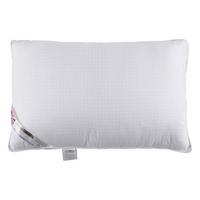 KOPFKISSEN extra prall, Anti-Stress mit Karbonfaser 48/74 cm - Weiß, Textil (48/74cm) - Homescapes
