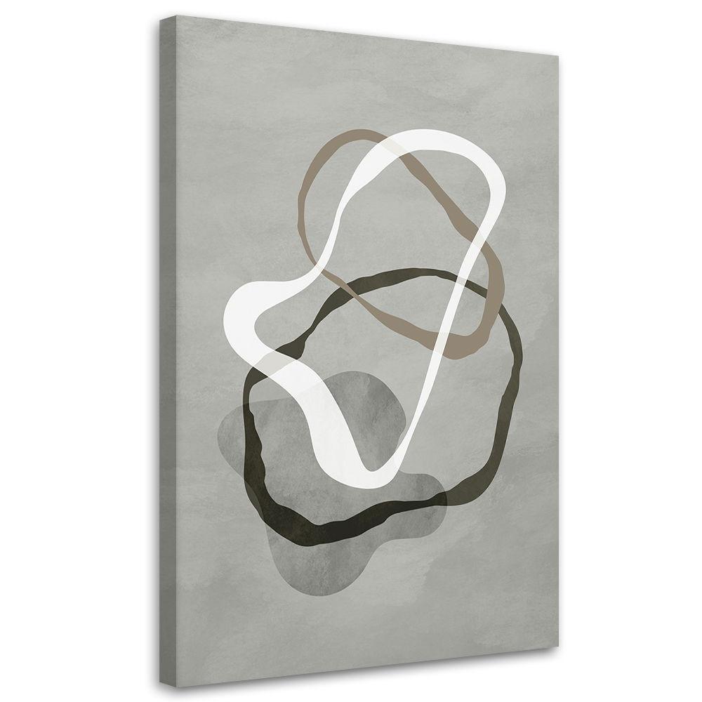 KUNSTDRUCK Grau 60/90 cm - Grau, Textil (60/90cm) - KUNSTLOFT